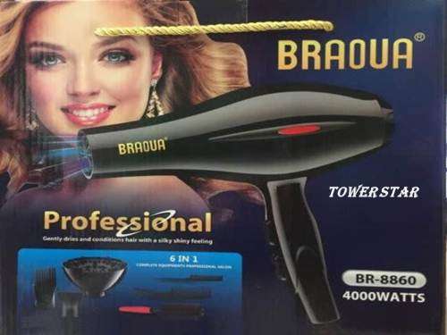 Braoua 4000 Watts 6 in 1 Hair Dryer BR 8860